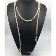 Collier de perle de chaîne colorée de gloire (xjw13766)